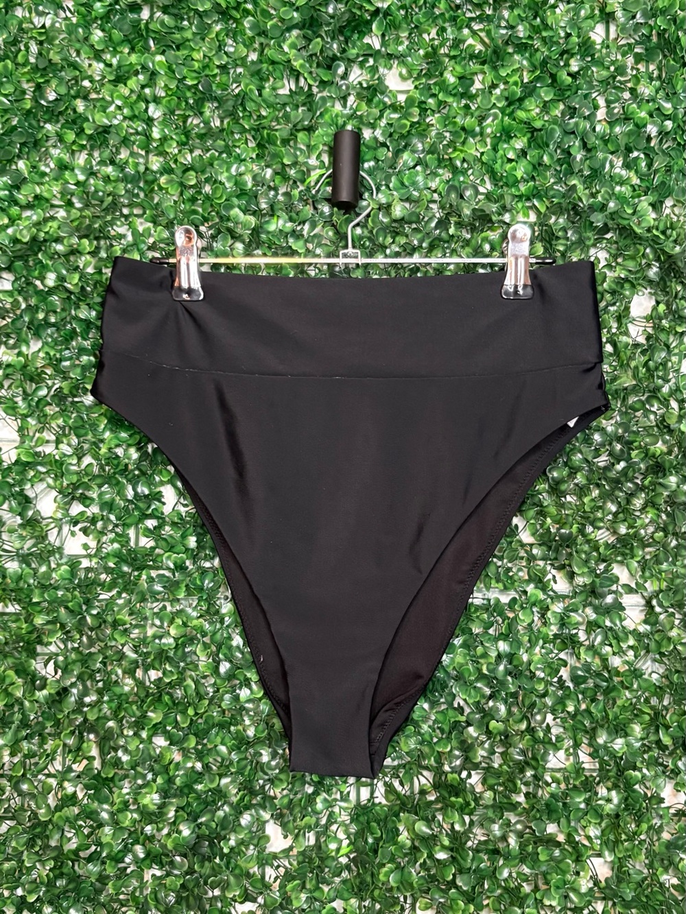 aerie Black High Waisted Bikini Bottoms
